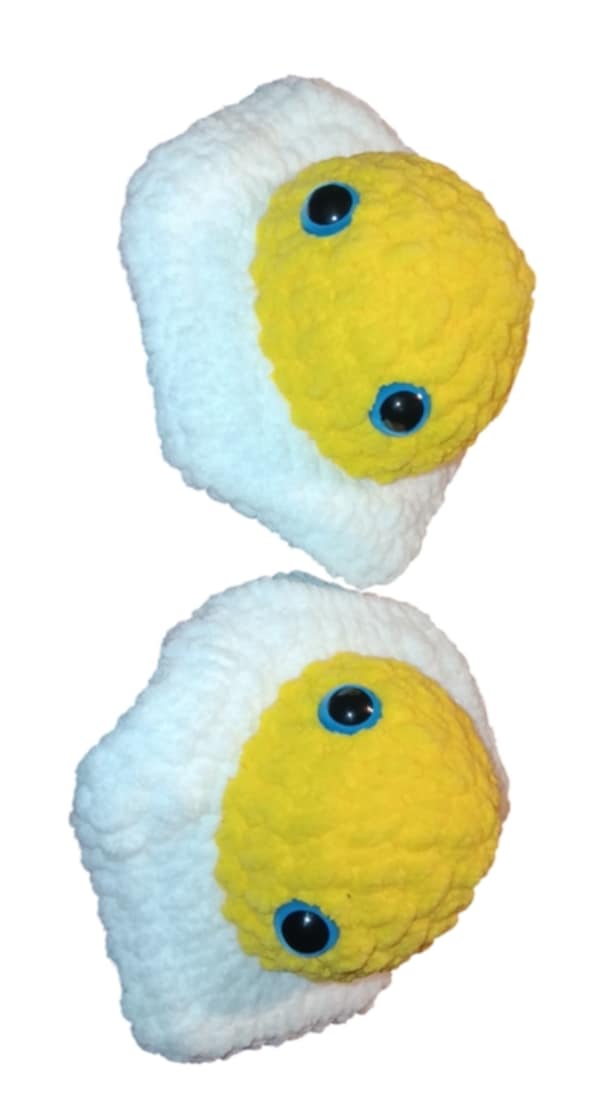 Crochet Fried egg