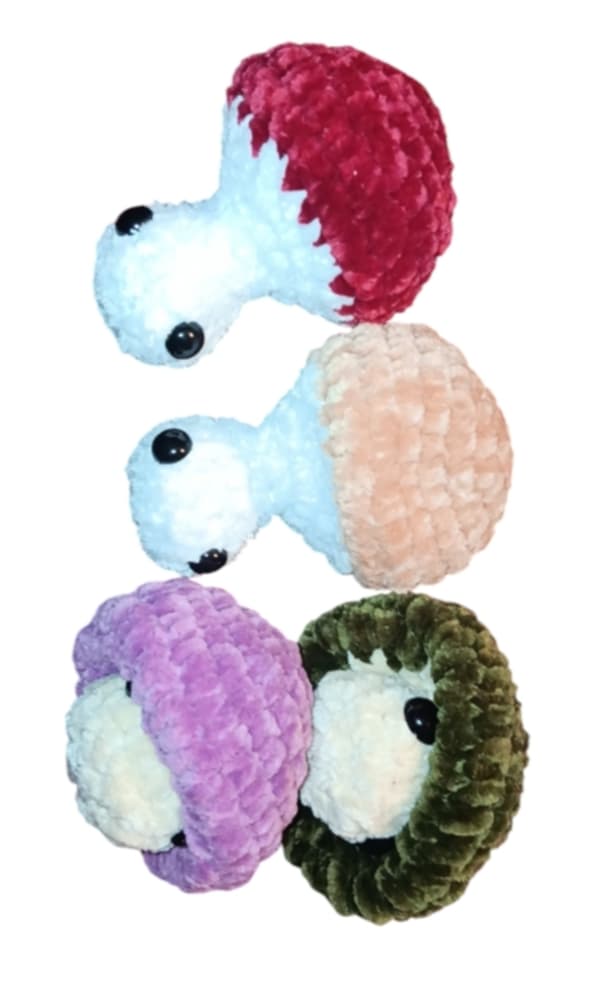 Crochet mushroom popit