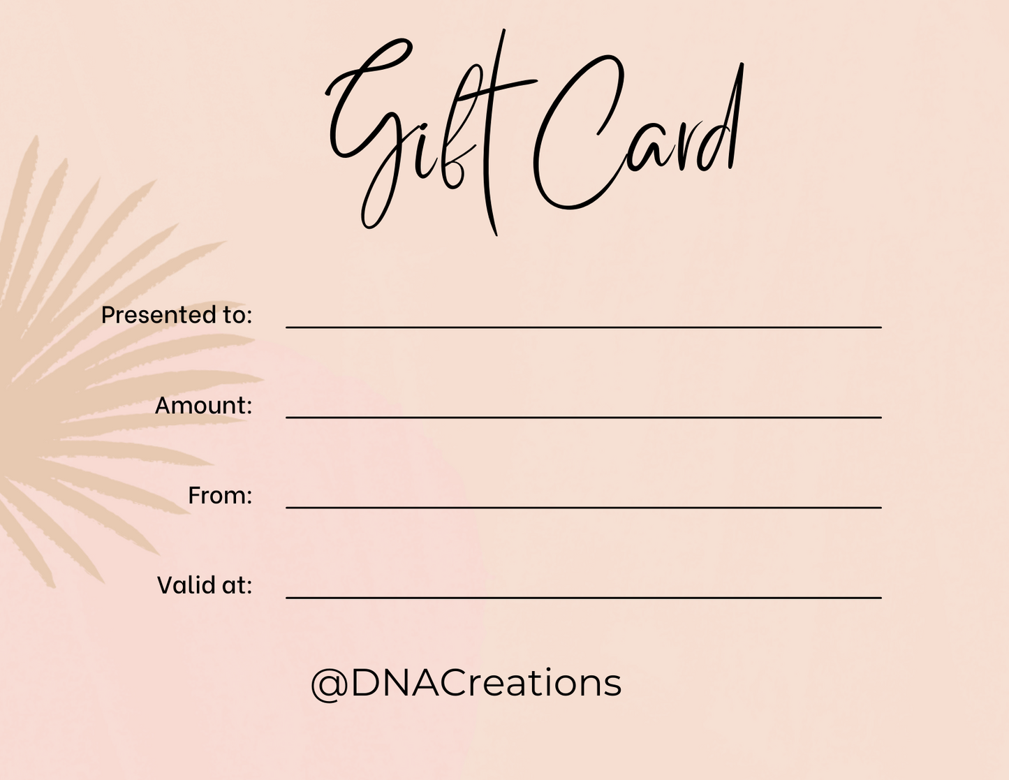Gift card