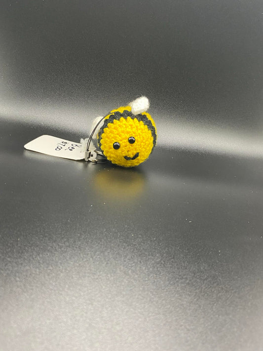 Crochet Bee Keychain