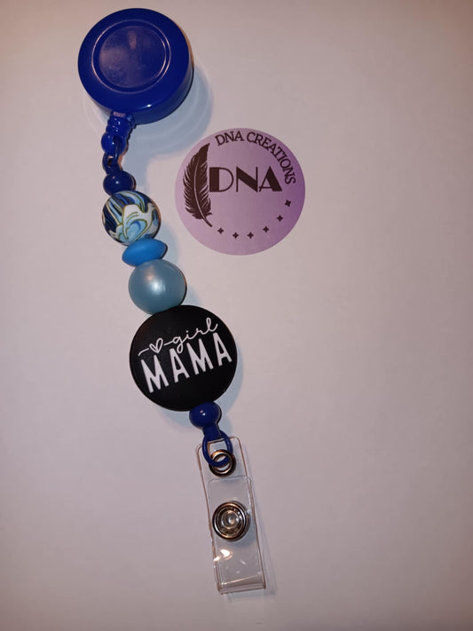 Girl mama ID Badge bar