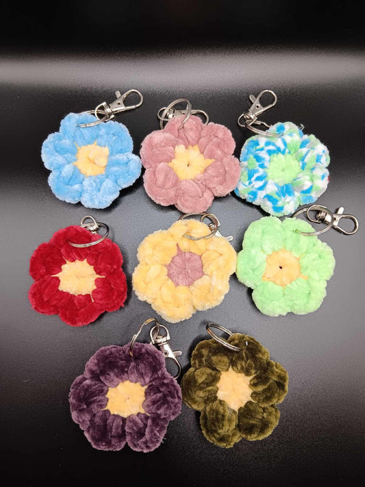 Crochet Keychain Flower