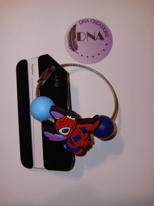 Luggage tag spiderman stitch