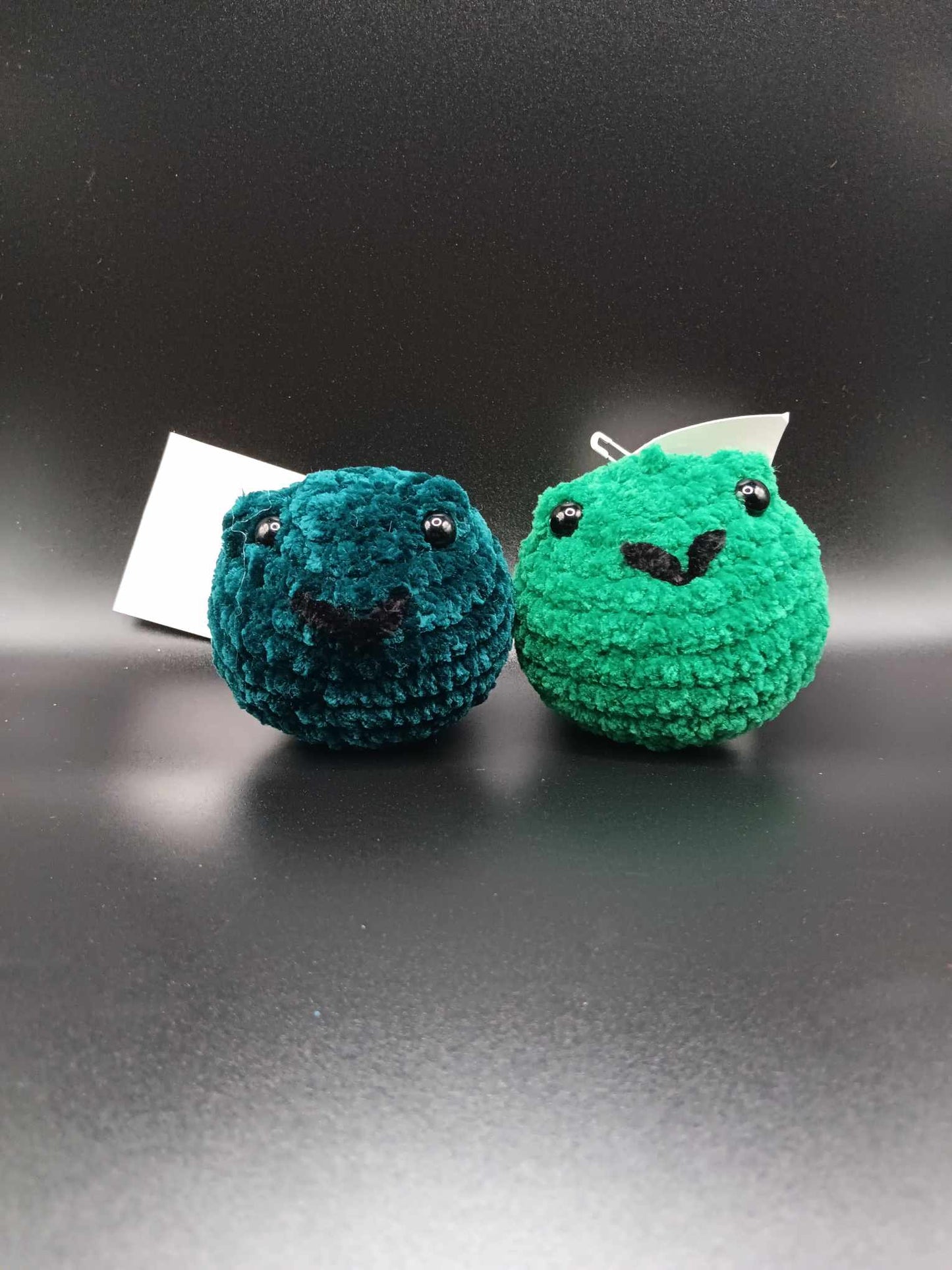 Crochet stress ball frog